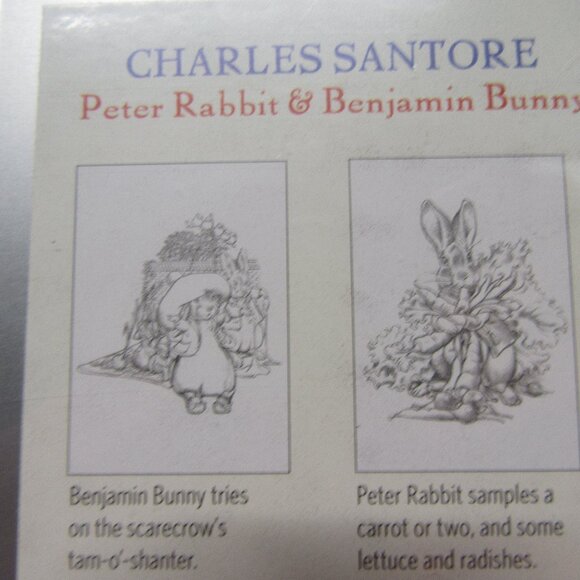NWT! British Library Peter Rabbit & Benjamin Bunny Coloring Cards Set - Picture 10 of 11